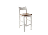 Danube White Bar Chair